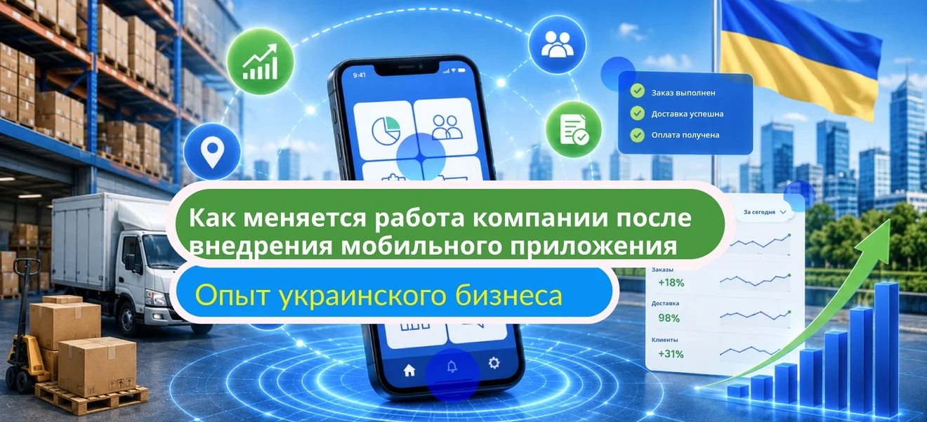 Как меняется работа компании после внедрения мобильного приложения: опыт украинского бизнеса